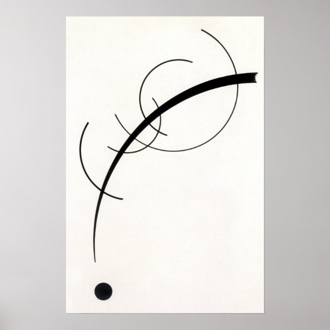 Poster Arte linear minimalista (Frente)