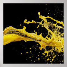Arte Líquida Golden Burst Poste