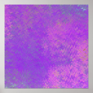 Poster Arte Marcada Violeta Brilhante