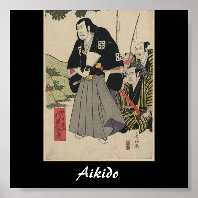 Póster Arte Marcial Japonesa Aikido (Frente)