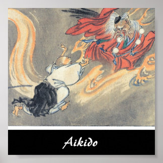 Poster Arte Marcial Japonesa Aikido