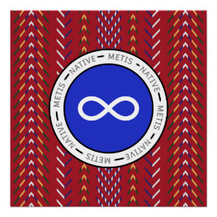 Póster Arte Métis Nativa