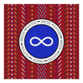 Póster Arte Métis Nativa