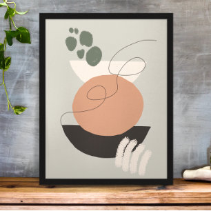 Poster Arte Minimalista Boho Ilustração Estética