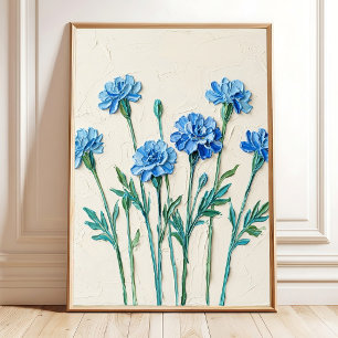 Poster Arte Minimalista de Flores de Marigold