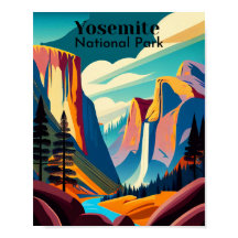Arte Minimalista do Parque Nacional Yosemite