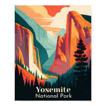 Arte Minimalista do Parque Nacional Yosemite