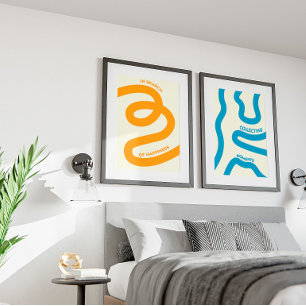 Poster Arte minimalista para o quarto e sala de estar