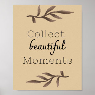 Poster Arte Minimalista para Parede - Colete Momentos Lin