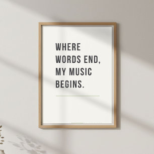 Poster Arte Minimalista para Parede. Decoração de Quarto