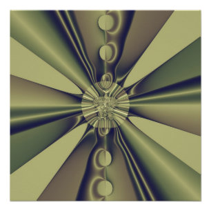 Póster Arte Moderna Abstrata Geométrica Terrosa