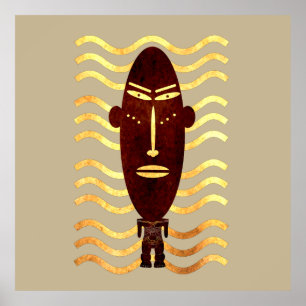 Poster arte moderna abstrato