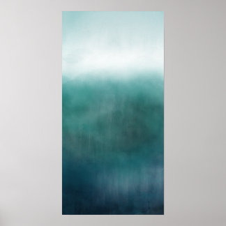 Poster Arte moderna de Abstrato de paisagem vertical Abst
