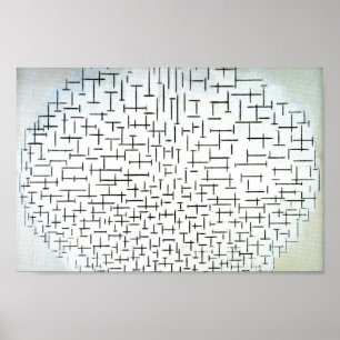 Póster Arte moderna de Piet Mondrian