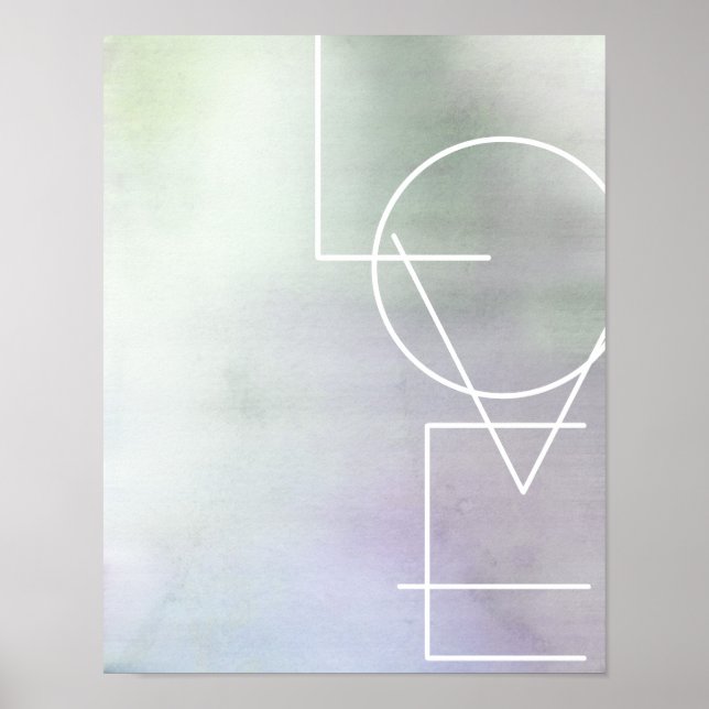 Poster arte moderna do amor por chic (Frente)