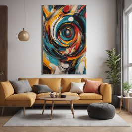 Póster Arte Moderna Expressionismo por Abstrato do Vortex