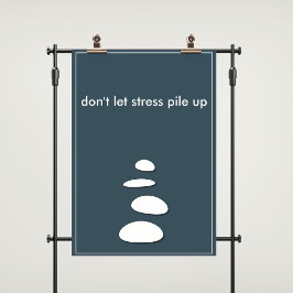 Poster Arte Moderna para Parede de Spa Minimalista