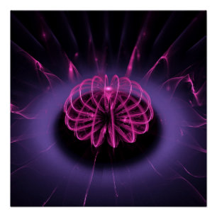 Póster arte moderna Rodopio Violeta