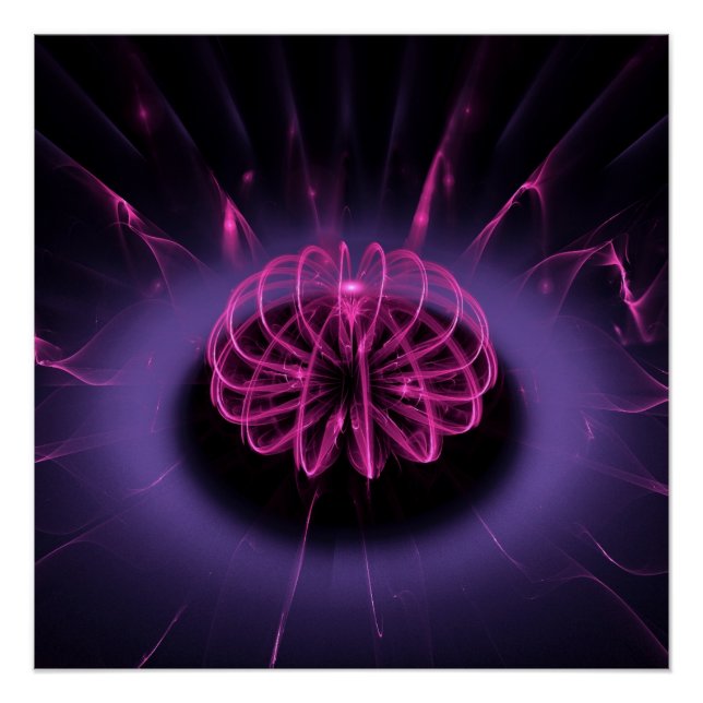 Póster arte moderna Rodopio Violeta (Frente)