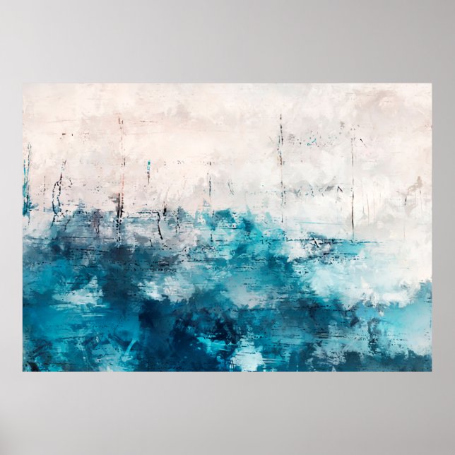 Poster Arte moderna. trabalho de arte contemporânea color (Frente)