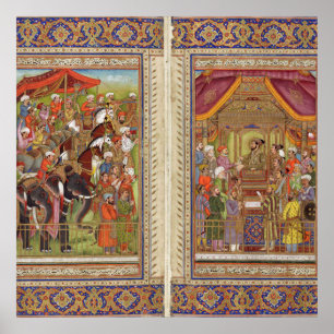 Poster Arte muçulmana islâmica de Boho do Islão de Ind