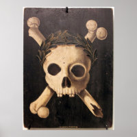 Arte Negra - Crânio e Crossbones