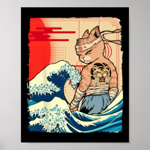 Poster Arte Ninja Japonesa E Karate Japonês