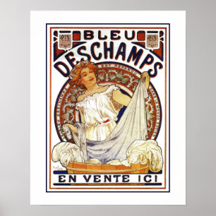 Poster Arte Nouveau Alfons Mucha, anúncio de produto de