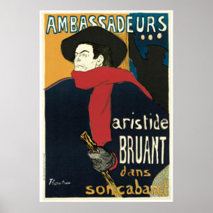 Póster Arte Nouveau Ambassadeurs