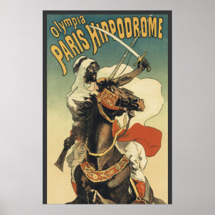 Póster Arte Nova Antiga, Árabes do Deserto do Saara