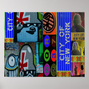 Póster ARTE NYC da RUA por URBAN59