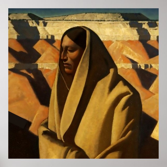 Poster Arte Ocidental “Conhecedor da Terra” por Maynard D (Frente)