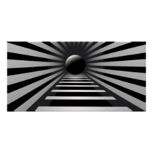 Arte Óptica Preto e Branco 