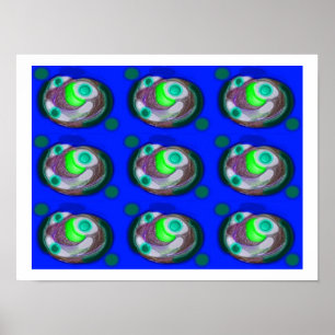 Póster Arte Ordem a partir do caos