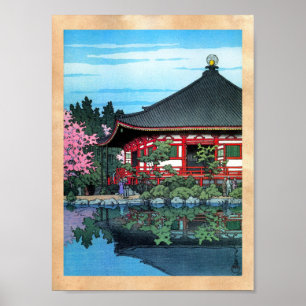 Póster Arte oriental legal do templo de Daigo Denpo do