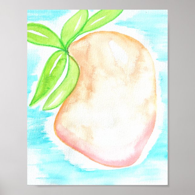 Poster Arte Original de Manga em Aquarela (Frente)