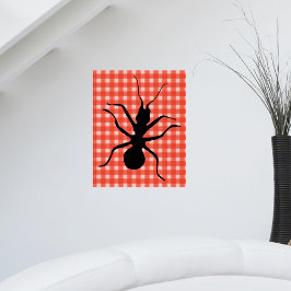 Poster Arte original de Xadrez Rastreável Ant