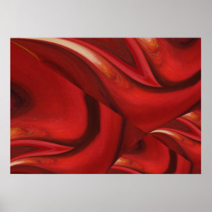Póster Arte Original em Tela de Pintura Abstrata Cartazes