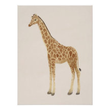 Arte para Berçário de Girafa