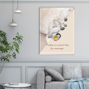 Poster Arte para Sala de Massagem Mindfulness