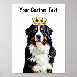 Poster Arte Personalizada de Cachorro para Parede | Borde