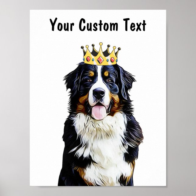 Poster Arte Personalizada de Cachorro para Parede | Borde (Frente)