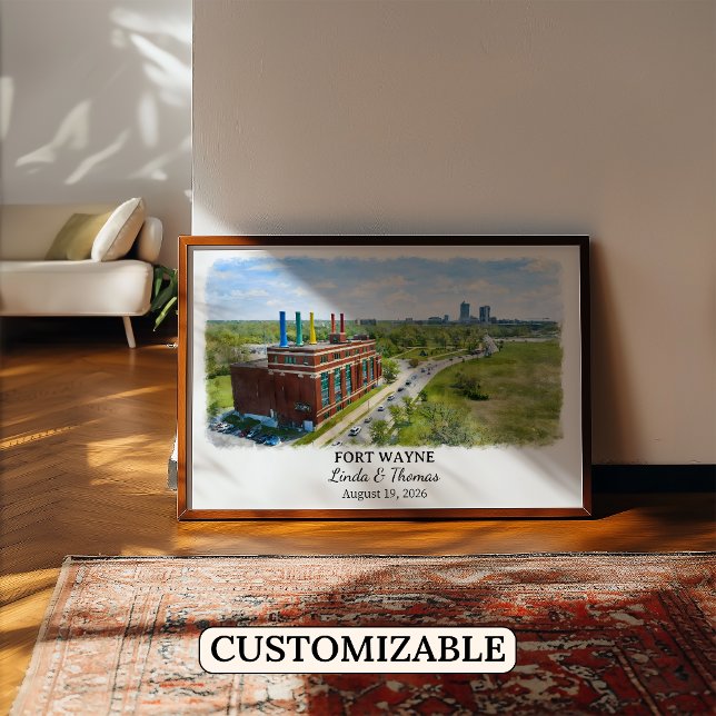 Poster Arte Personalizada para Parede de Fort Wayne, Cart (Criador carregado)