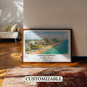 Poster Arte Personalizada para Paredes de Fort Lauderdale