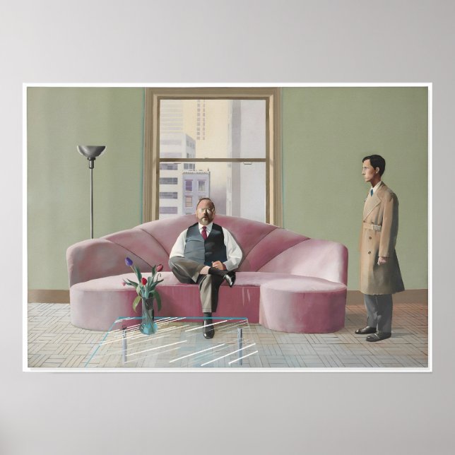 Poster Arte pintura de David Hockney (Frente)