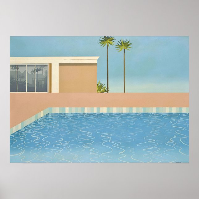 Poster arte pintura de David Hockney (Frente)