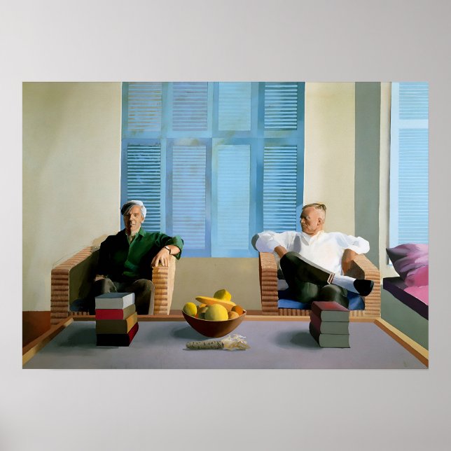 Poster arte pintura de David Hockney (Frente)