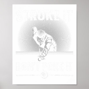 Poster Arte Piscina Engraçada Para Homens Mulheres Bilhar