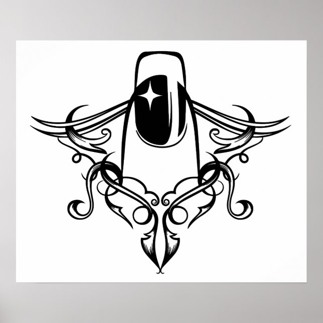 Poster Arte Polonesa de Nail é Clássica (Frente)