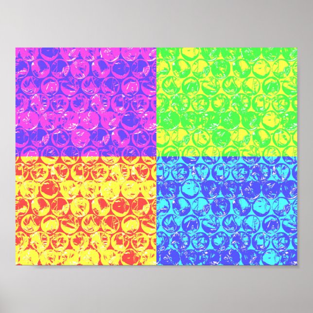 Poster Arte pop da bolha (Frente)